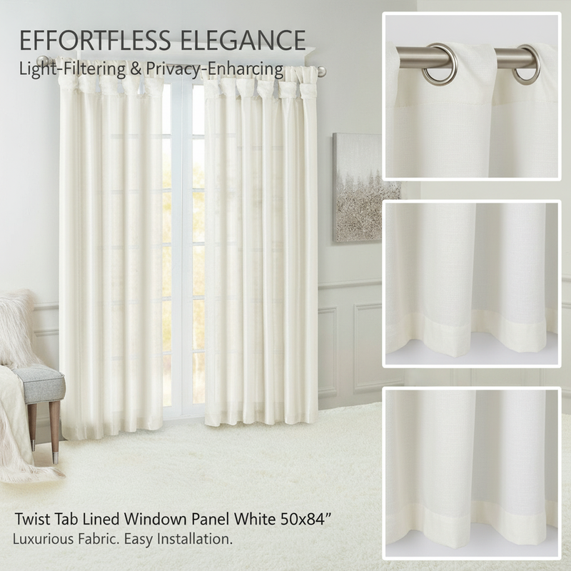 1PCS White Polyester Twist Tab - đánh giá và giá Privacy Filter 2Pack