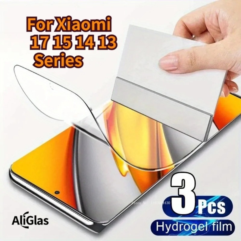 3pcs Hydrogel Film for Xiaomi  - đánh giá và giá Flexible Tpu Film
