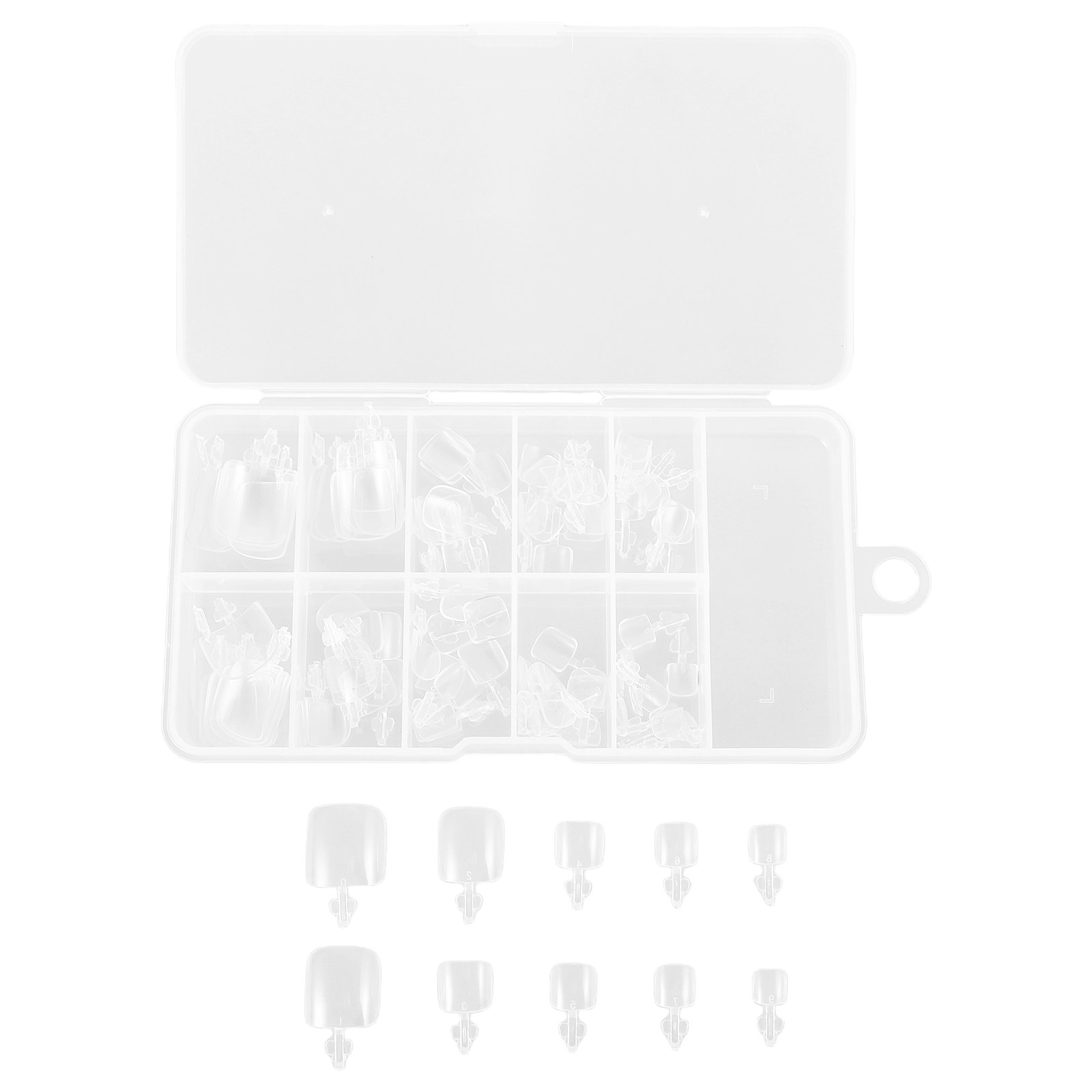100Pcs Clear Full Cover Toenai - đánh giá và giá Full Cover Adhesive