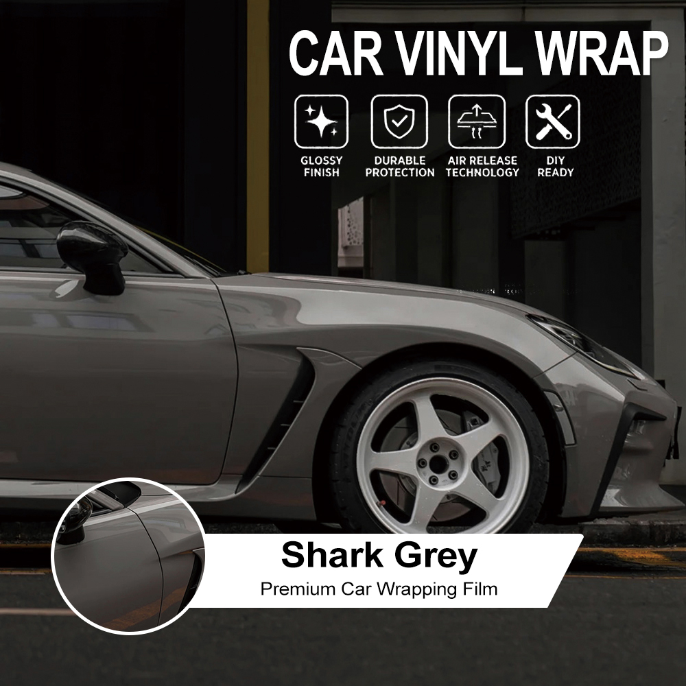 Premium Shark Grey Car Vinyl W - đánh giá và giá Air Bubble Remover