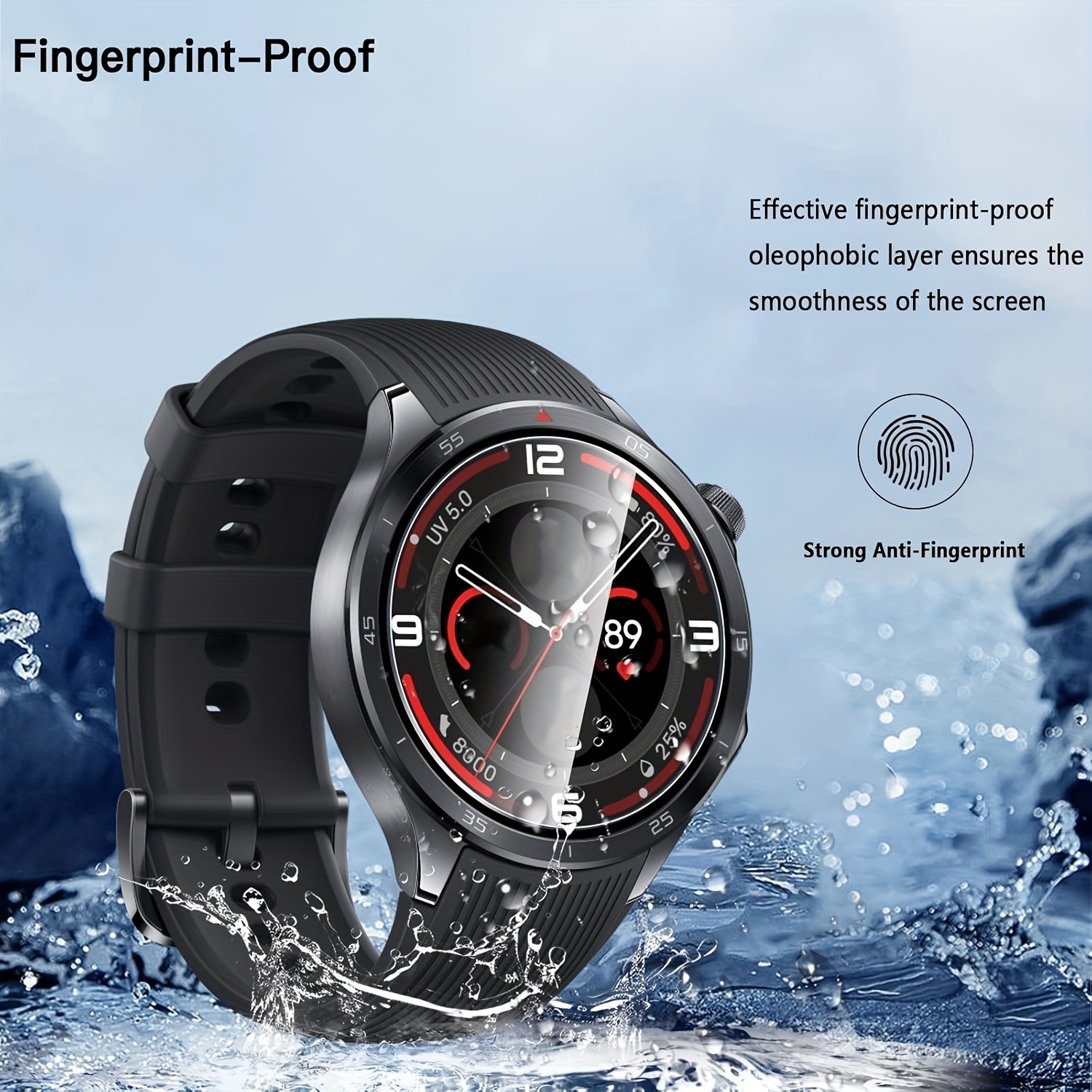 3PCS 9H Tempered Glass Screen  - đánh giá và giá Smartwatch Screen Film